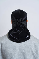 Black Velvet Durag - Darko Beauty