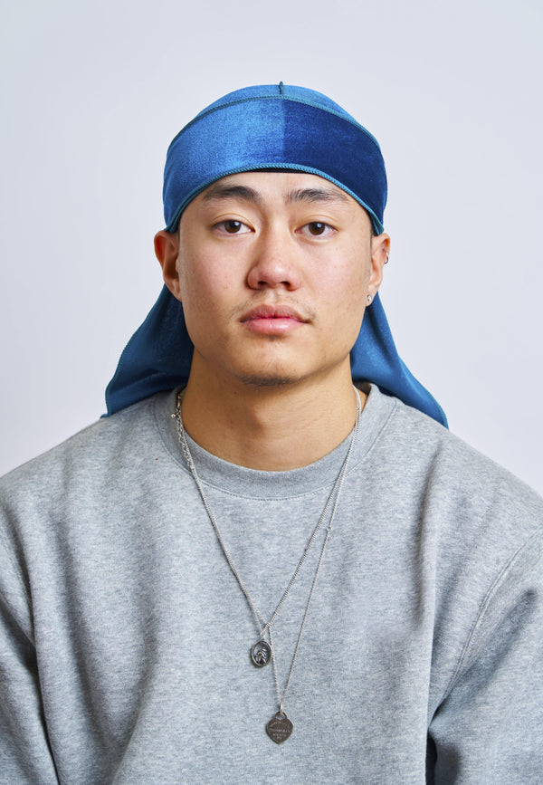 Teal Velvet Durag - Darko Beauty