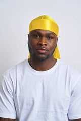 Yellow Silk Durag - Darko Beauty