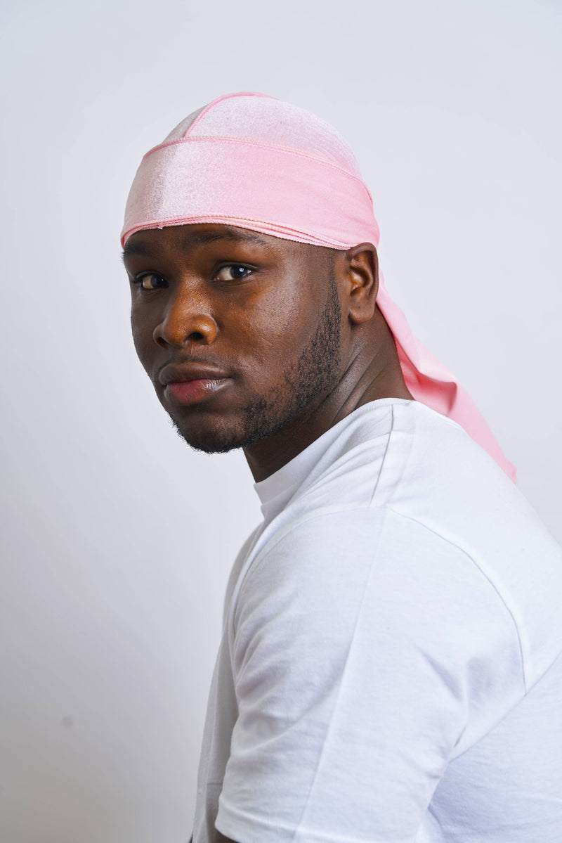 Pink Velvet Durag - Darko Beauty
