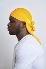 Yellow Velvet Durag - Darko Beauty
