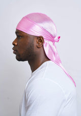 Pink Silk Durag - Darko Beauty