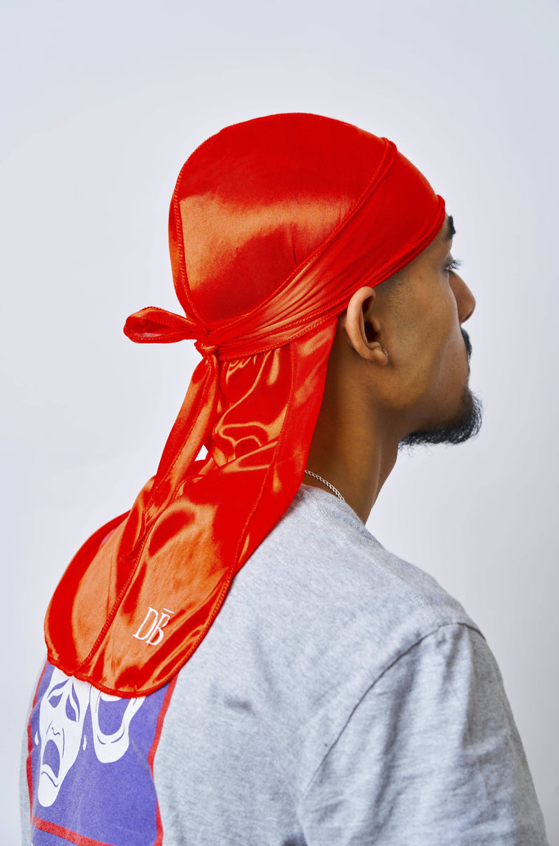 Red SIlk Durag - Darko Beauty