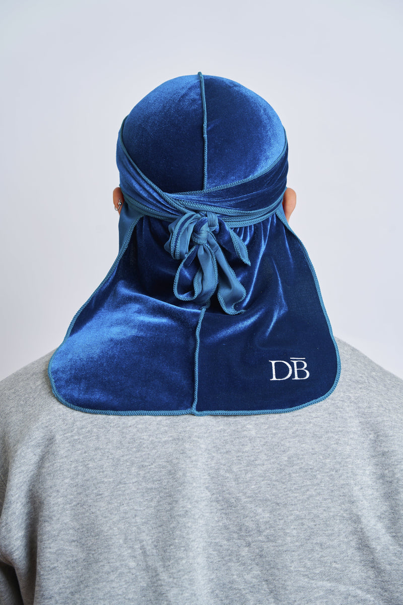 Teal Velvet Durag - Darko Beauty