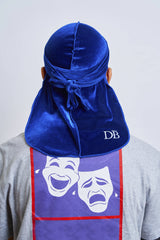 Royal Blue Velvet Durag - Darko Beauty