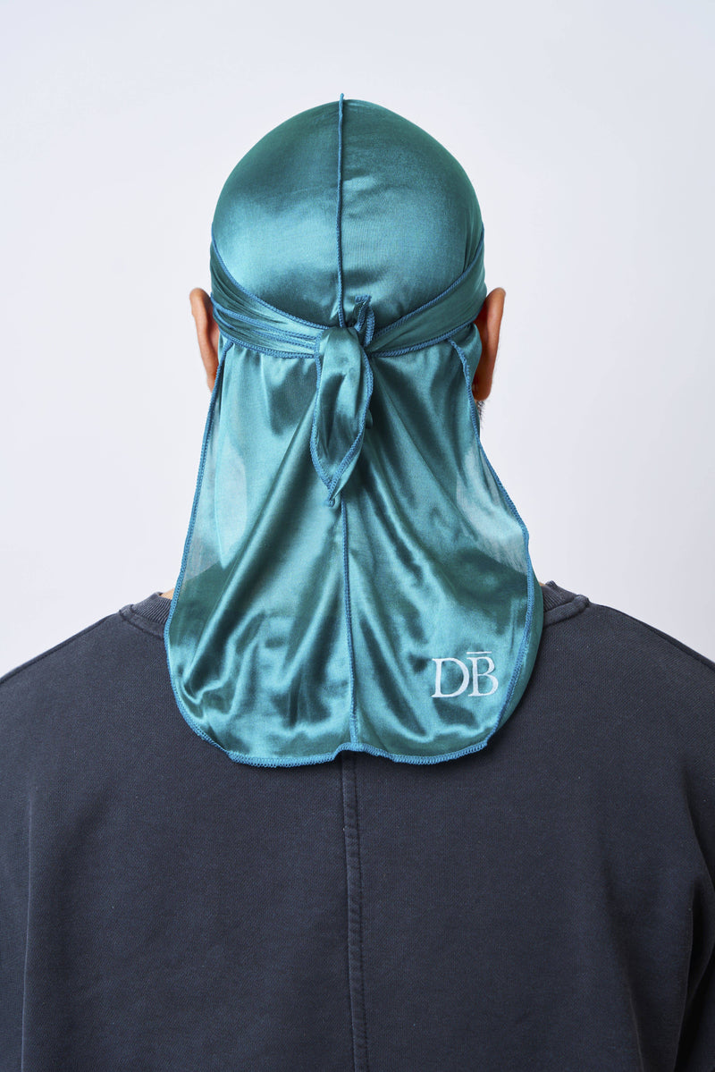 Green Silk Durag - Darko Beauty