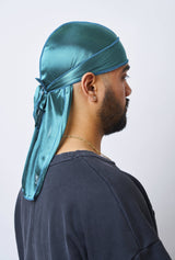 Green Silk Durag - Darko Beauty