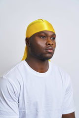 Yellow Silk Durag - Darko Beauty