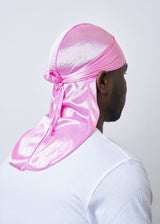 Pink Silk Durag - Darko Beauty