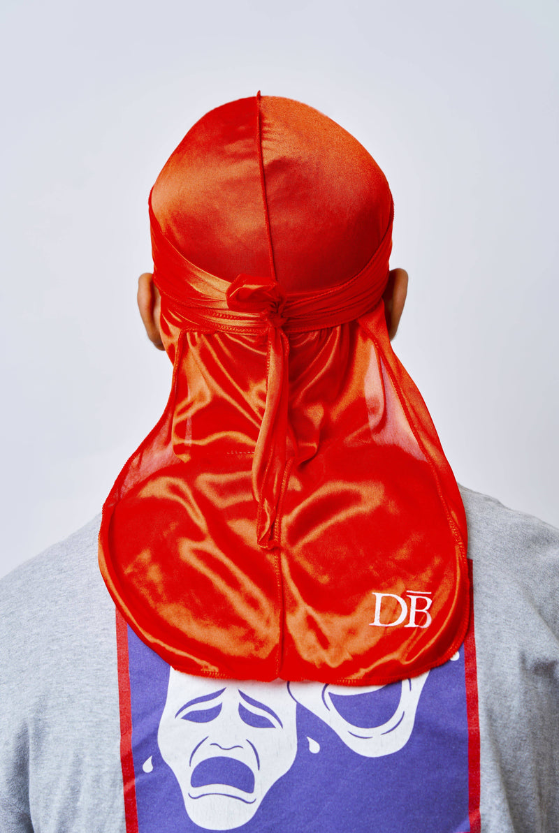 Red SIlk Durag - Darko Beauty