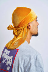 Gold Velvet Durag - Darko Beauty