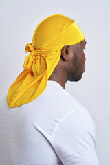 Yellow Velvet Durag - Darko Beauty
