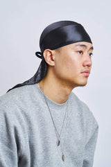 Black Silk Durag - Darko Beauty