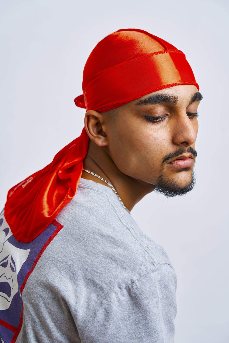 Red SIlk Durag - Darko Beauty