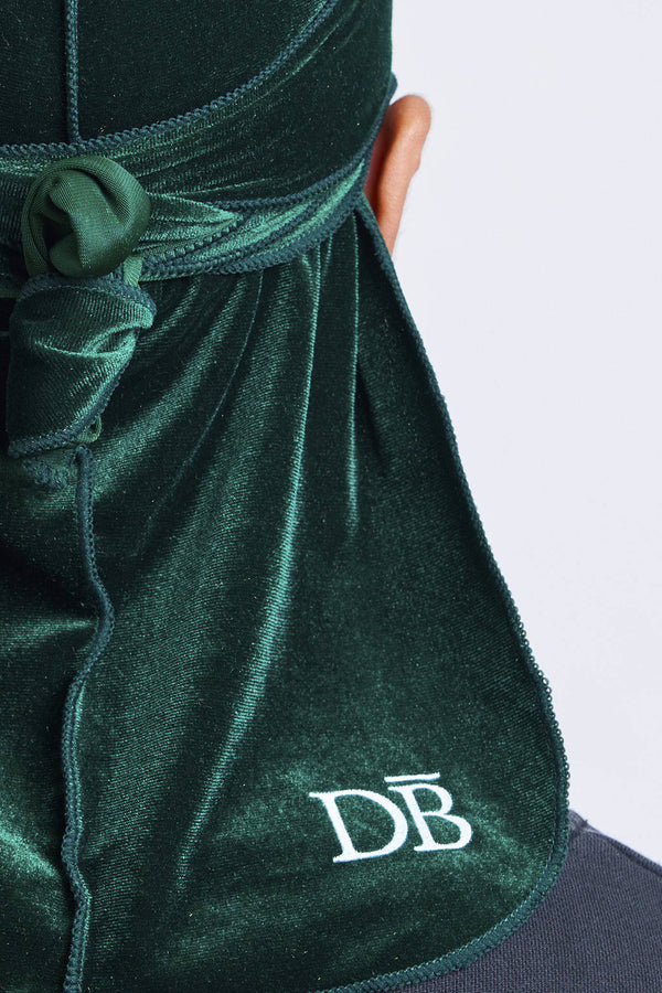 Green Velvet Durag - Darko Beauty