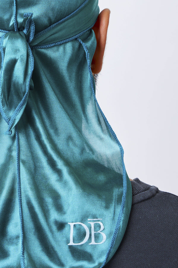 Green Silk Durag - Darko Beauty