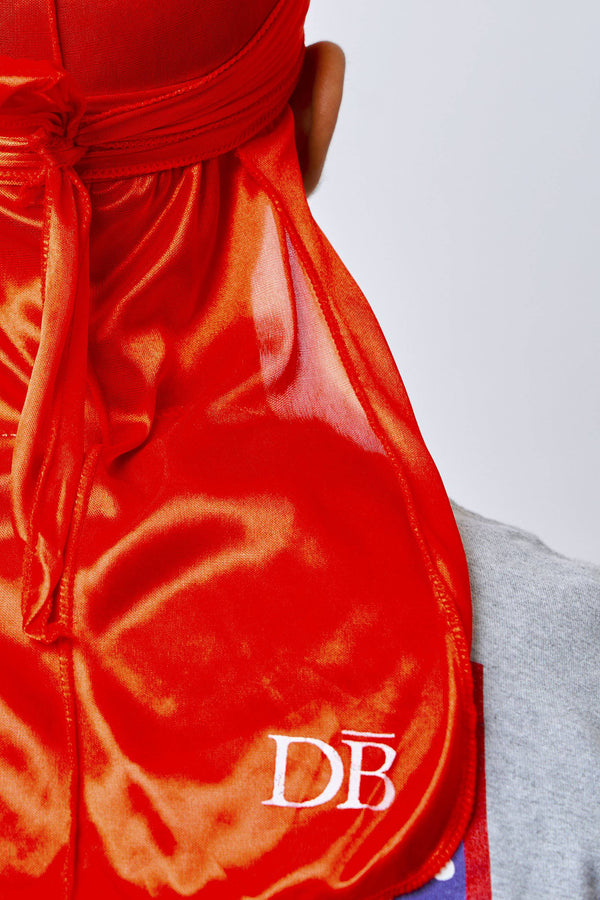 Red SIlk Durag - Darko Beauty