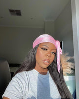 Pink Silk Durag - Darko Beauty
