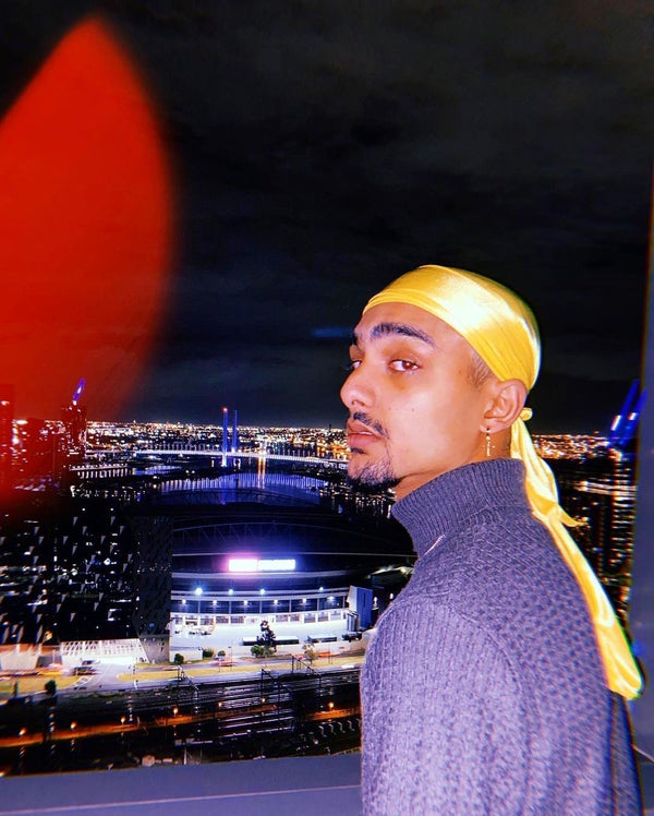 Yellow Silk Durag - Darko Beauty